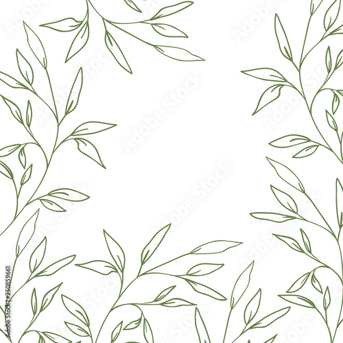 pattern flowers and leafs isolated icon