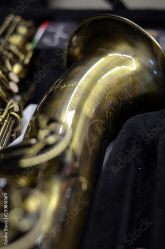 Nahaufnahme Saxophone photo