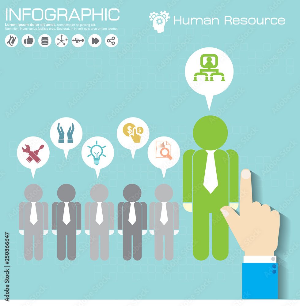 Infographic template and options with flat icons for presentation. Infographic template and options with flat icons for presentation.