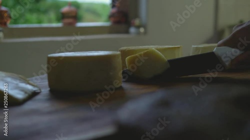 Production of Serro cheese in Minas Gerais photo