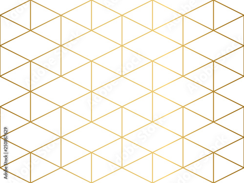 Seamless geometric pattern. Gold linear pattern. Wallpapers for your design.