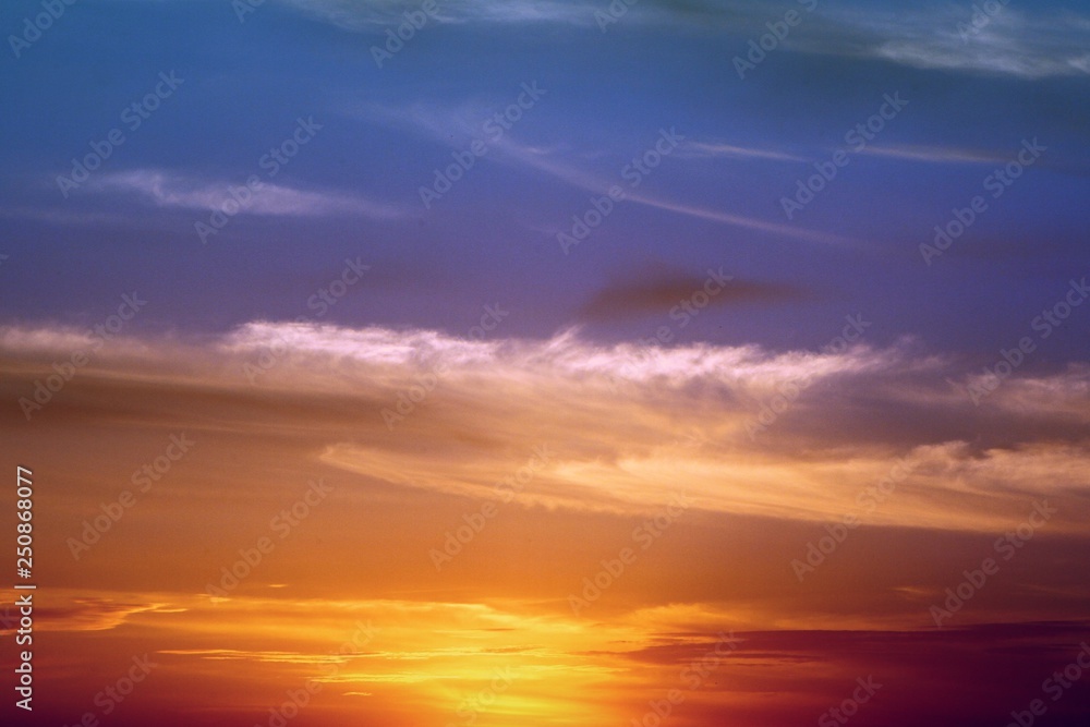 marvellous vivid sunset or sunrise clouds for using in design as background.