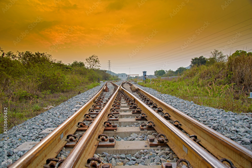 Obraz premium Railway track