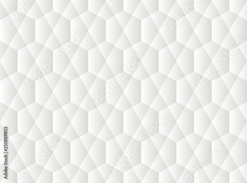 White seamless geometric texture. Stylish pattern and tile for your design. Geometric background.