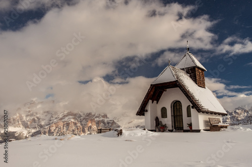 Little chapel on the top of the mountain © zakaz86