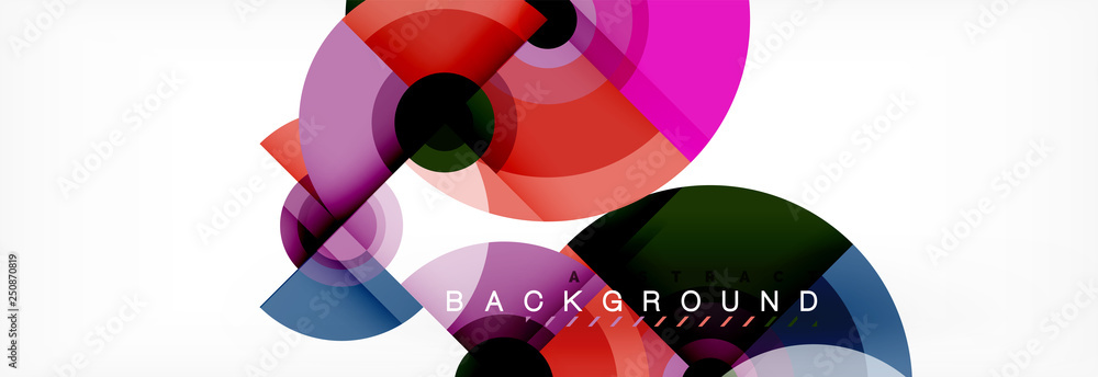 Round shapes vector abstract background. Trendy circle shapes composition vector Round shapes vector abstract background. Trendy circle shapes composition vector