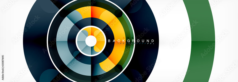 Linear design circle background Linear design circle background