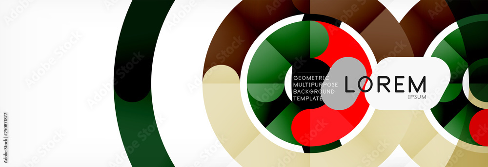 Circular lines design background Circular lines design background
