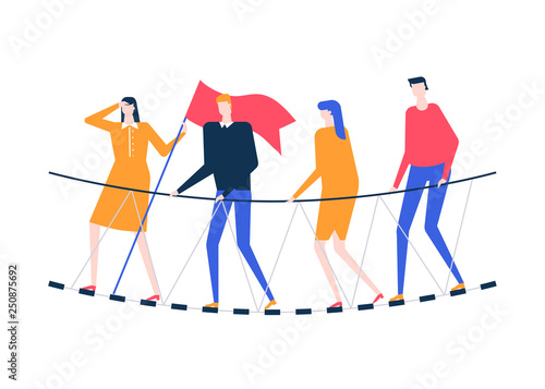 Motivation - colorful flat design style vector illustration