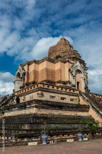 Wat Chedi Luang in Chiang Mai Thailand