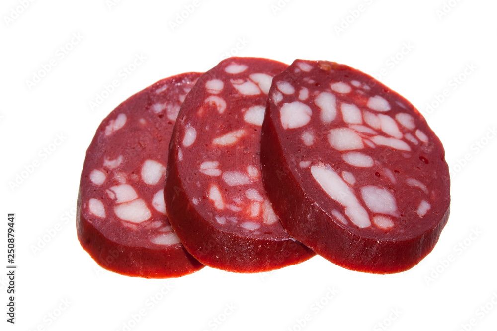 sausage isolated on white background sausage isolated on white background