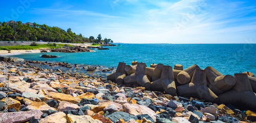 Fototapeta Naklejka Na Ścianę i Meble -  sea wave breaker