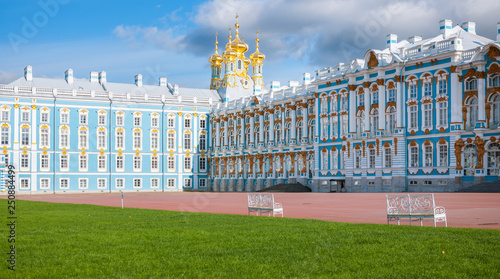 Catherine Palace in Tsarskoye Selo, Saint Petersburg, Russia