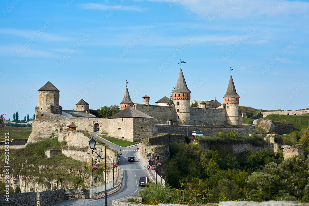 Kamianets-Podilskyi Castle is a former Ruthenian-Lithuanian castle and a later ..three-part Polish fortress located in the historic city of Kamianets-Podilskyi, ..Ukraine.