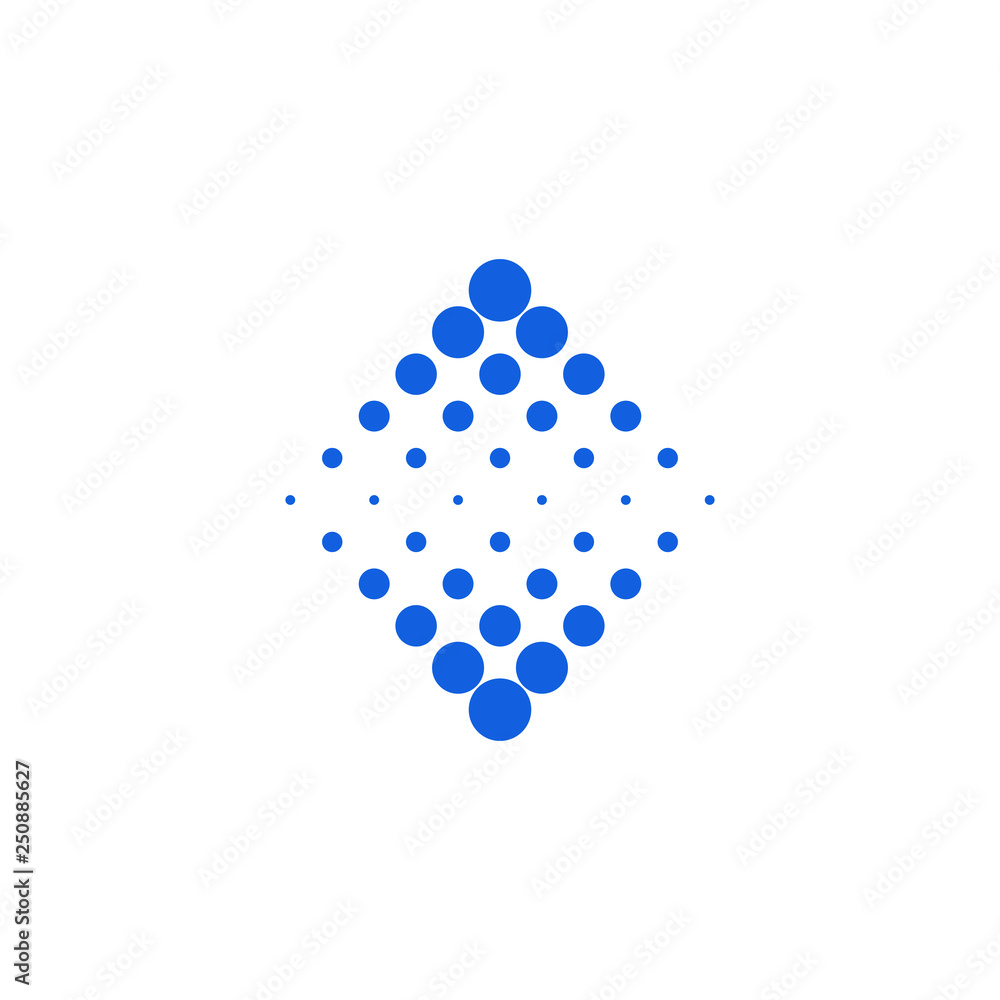 Modern Abstract Halftone Dots Background Flat Template Modern Abstract Halftone Dots Background Flat Template
