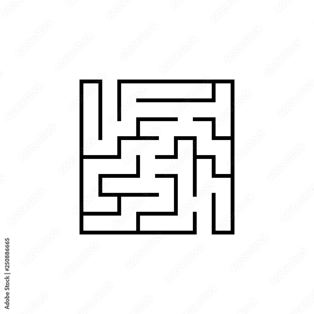 Abstact labyrinth. Game for kids. Puzzle for children. Maze conundrum. Vector illustration. Abstact labyrinth. Game for kids. Puzzle for children. Maze conundrum. Vector illustration.