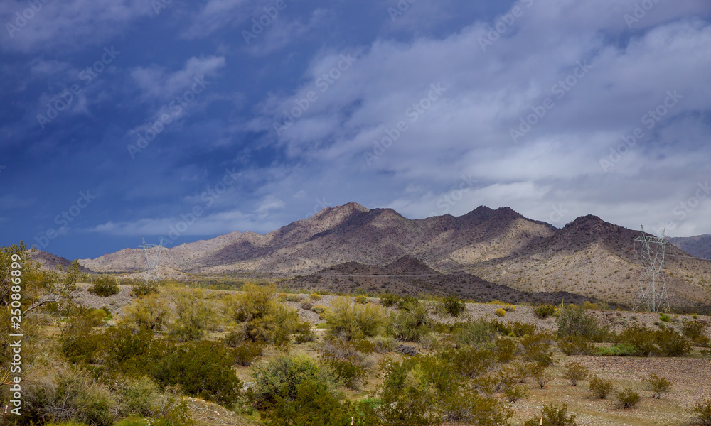 The beginning of Monsoon season up over the Arizona Desert