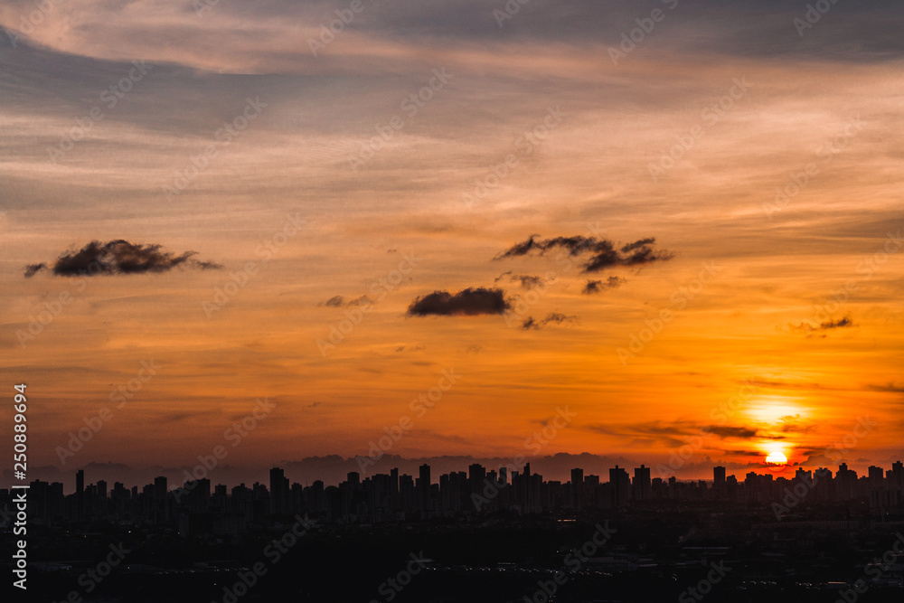 sunset in the city sunset in the city