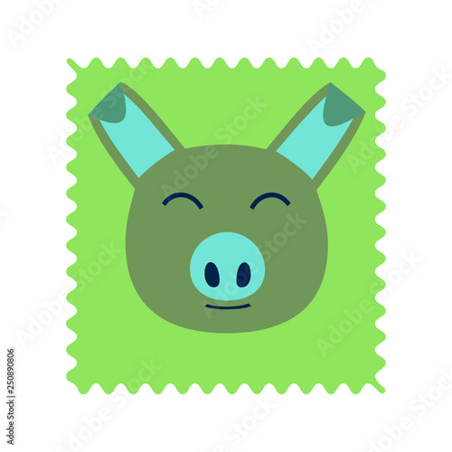 Green pig