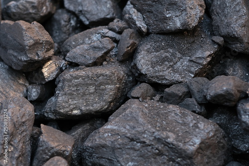 Close up of black coal. © forma82