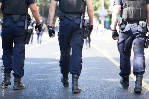 Police officers on duty