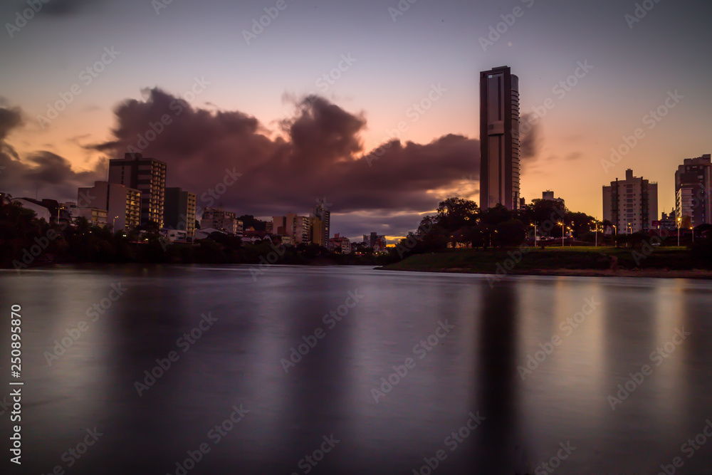 Obraz premium Sunset in Blumenau SC