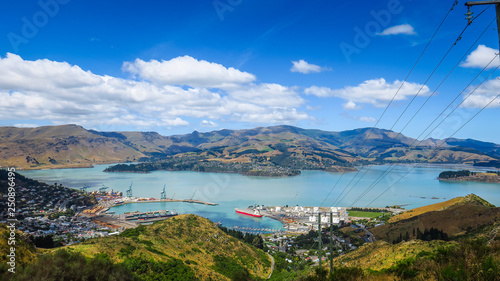 Christchurch Gondola and Mount Pleasant in New-Zealand