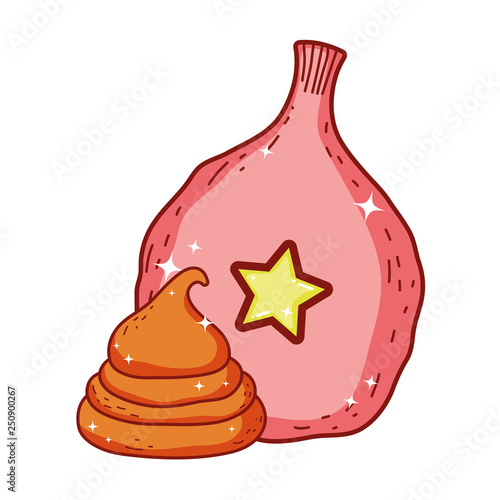 excrement joke fools day icon