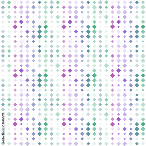 Abstract seamless pattern background with multicolored various rhombuses.