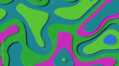 Background in paper style. Abstract colorful background.