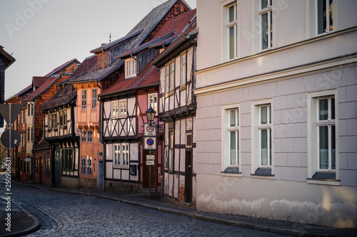 old timbered houses