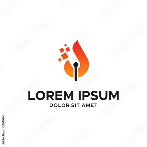 digital wood lighters logo