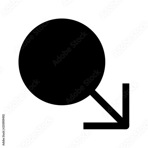 Vector Male Sign Icon