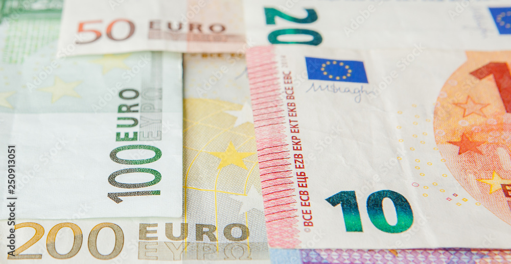 Euro Money. euro cash background. Euro Money Banknotes. Background from different euro banknotes close up Euro Money. euro cash background. Euro Money Banknotes. Background from different euro banknotes close up