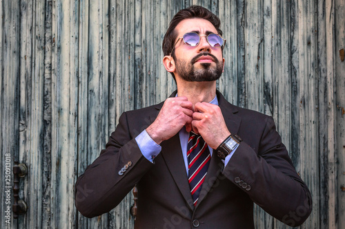 Quadro su tela PortraiT Businessman