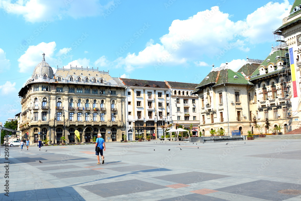Typical urban landscape in the village Craiova, Romania's 6th largest city and capital of Dolj County