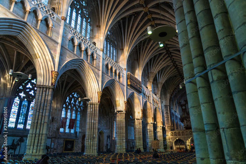 Exeter Cathedral, Devon, England, United Kingdom