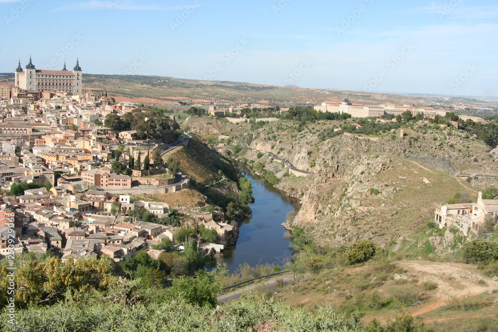 view of the city of segovia spain