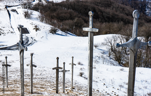 Monument to Didgori battle photo