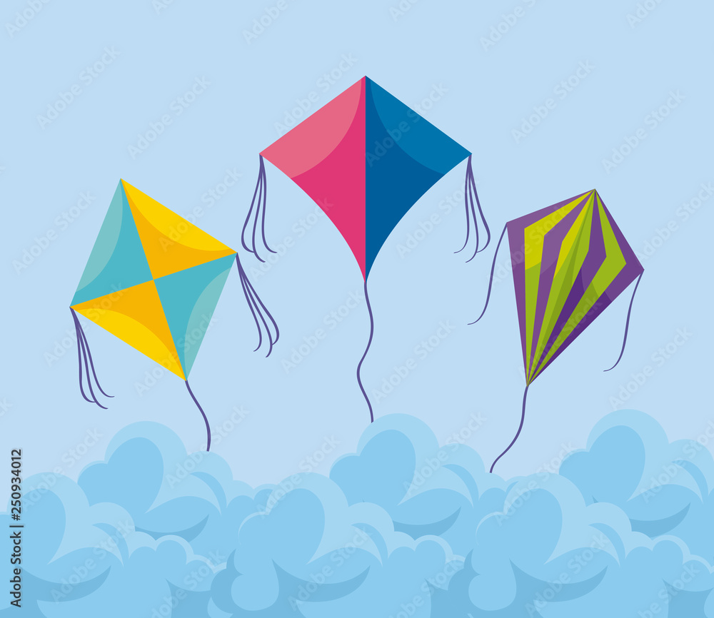 kites flying in the sky kites flying in the sky