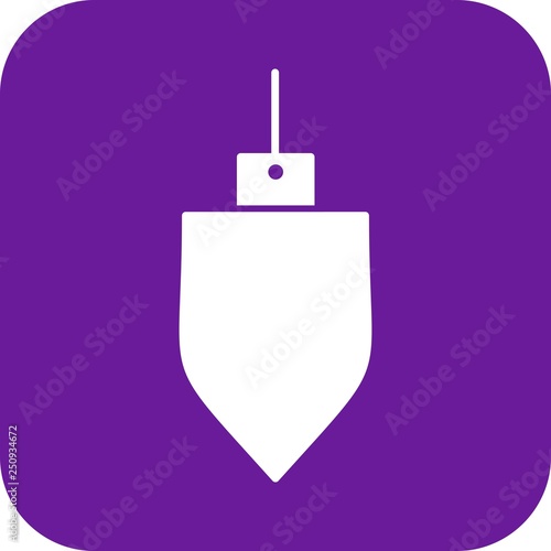  Vector Plumb bob Icon
