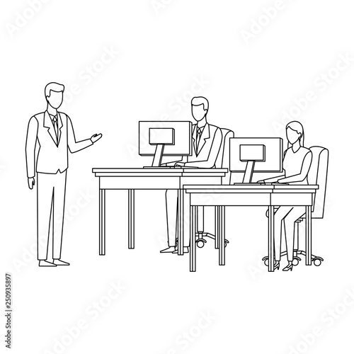 executive business cartoon