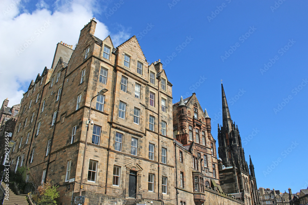 Street in Edinburgh, Scotland