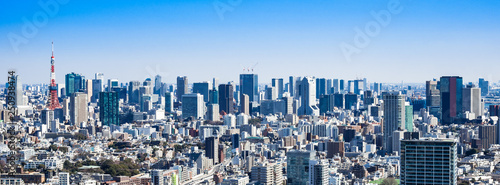 東京タワー・都市風景イメージ ワイド