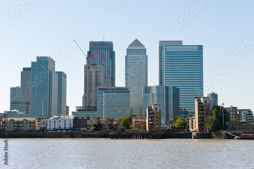 canary wharf in London 