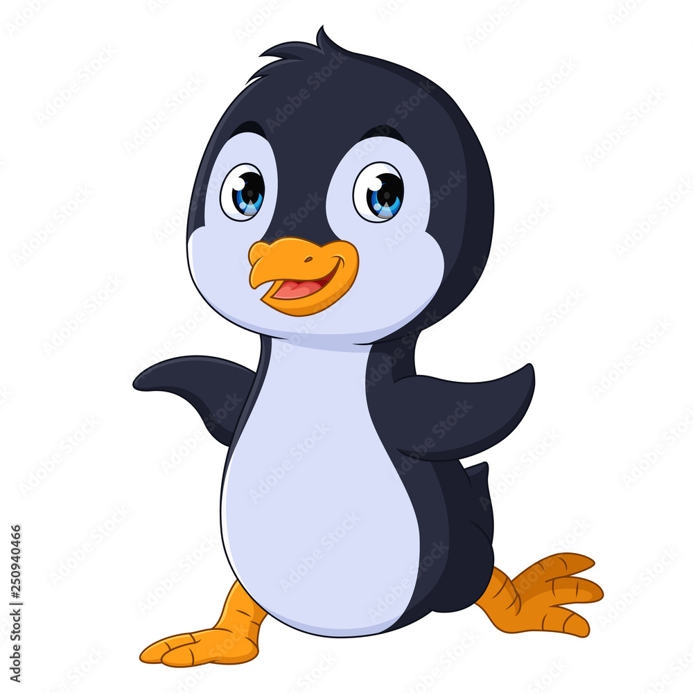 Cartoon penguin, Vector art Cartoon penguin, Vector art
