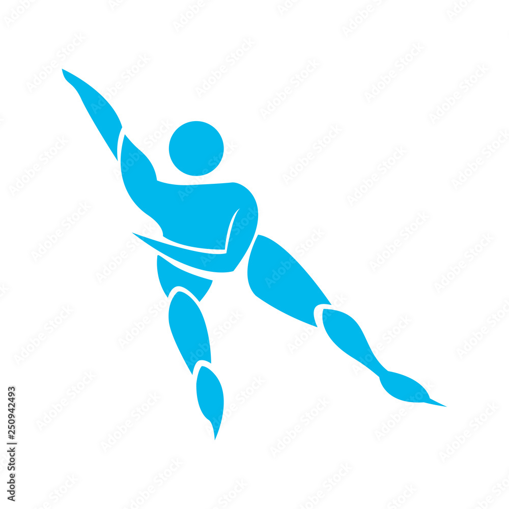 Isolated skiing people icon. Vector illustration design Isolated skiing people icon. Vector illustration design