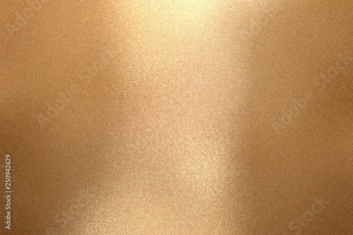 Reflection of wave bronze metal, texture background © AITTHIPHONG
