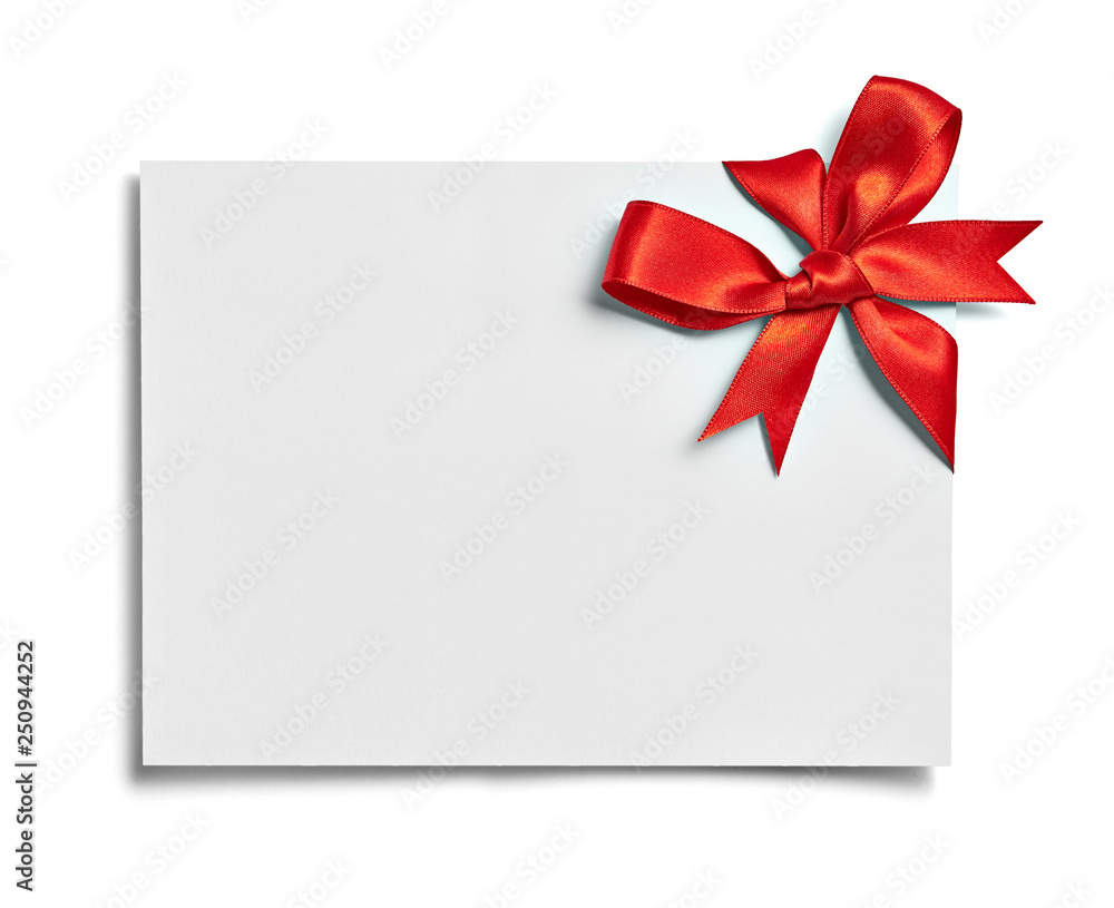 ribbon bow card note chirstmas celebration greeting ribbon bow card note chirstmas celebration greeting