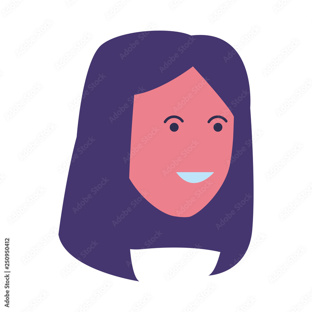 young woman cartoon young woman cartoon